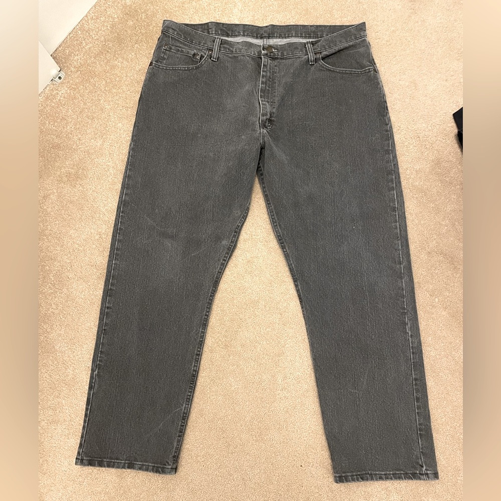 Men's Wrangler Relaxed-Fit 9Trlagy Black Jeans 40x30